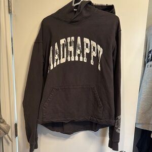 Madhappy Black Hoodie with White Logo